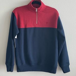 TNA  Red and Blue sweater